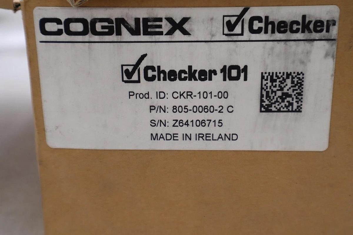 Used USED COGNEX CKR-101-00 VISION SENSOR CHECKER 805-0060-2 C STOCK 2429