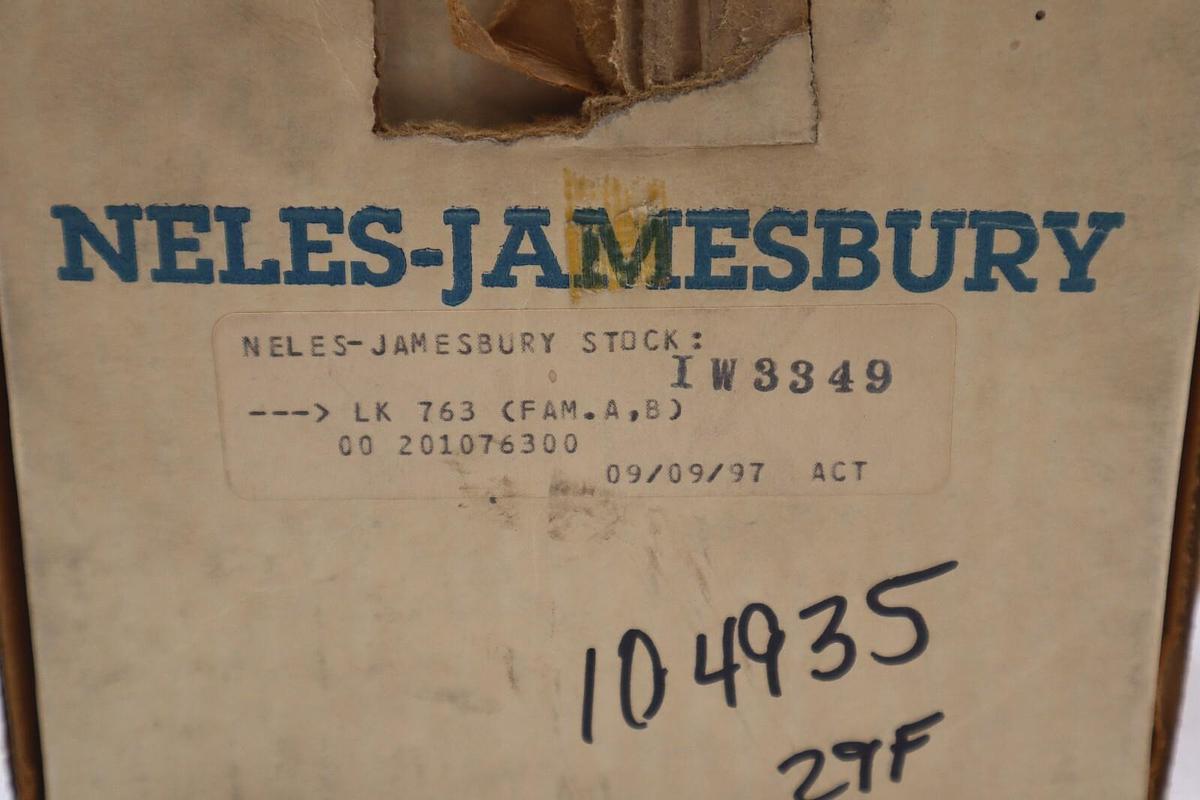 Used Neles-Jamesbury LK 763 Actuator Mounting Bracket Kit New Open Box #3577