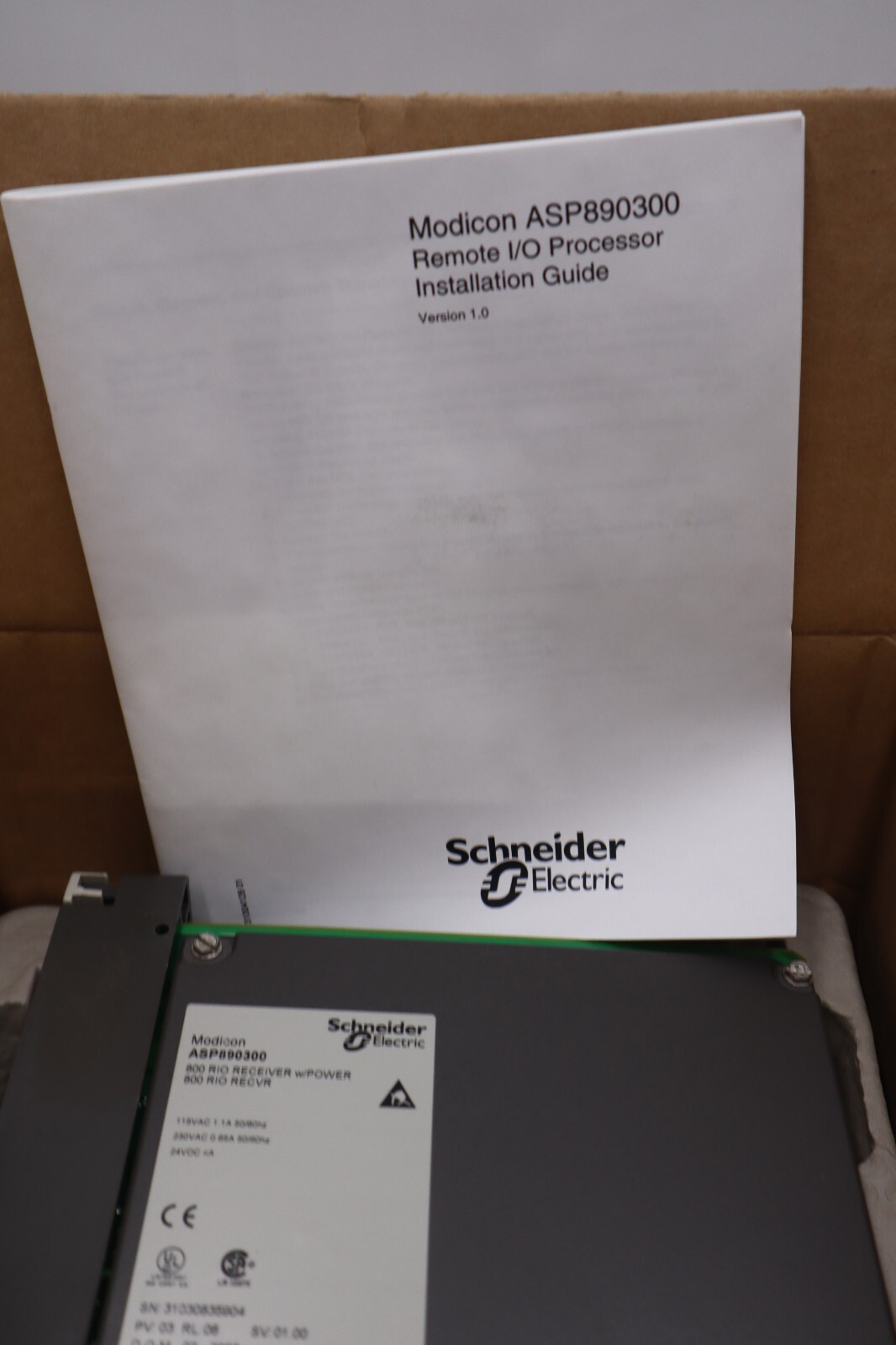 Used ASP890300 FACTORY NEW Modicon Slot Mount Power Supply AS-P890-300 STOCK G355