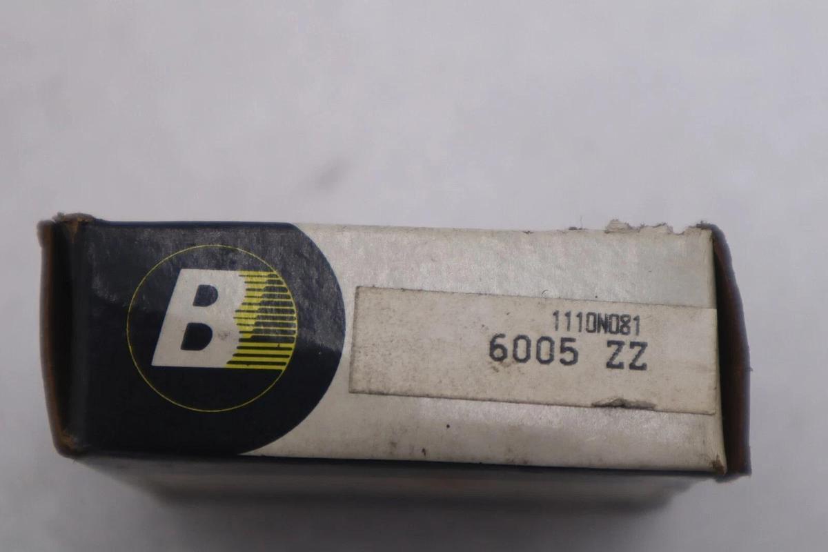 BEARINGS LIMITED 6005 ZZ THRUST BALL BEARING STOCK #B-1153