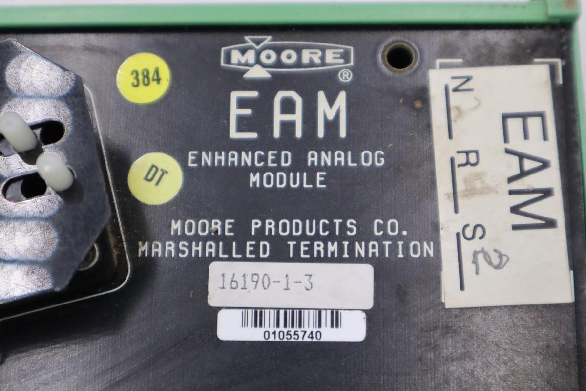 Used Moore EAM 16190-1-3 Enhanced Analog Module PC Circuit Board Card STK H1491