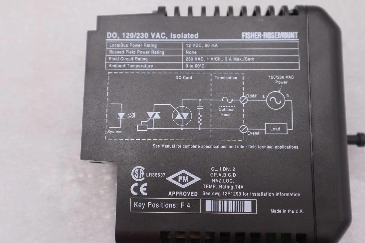 NEW OPEN BOX DELTAV KJ3001X1-BH1 120/230VAC NSNP STOCK 3275