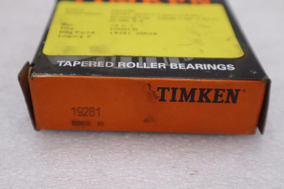 LOT OF 4 NEW OPEN BOX Timken 19281 Tapered Roller Bearing Single Cup STK K3997CC