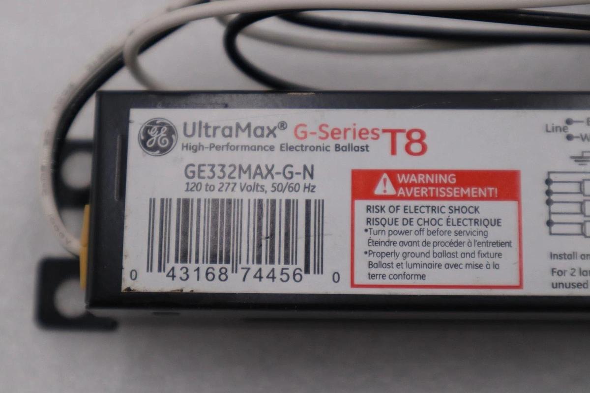 Used LOT OF 5 NEW OPEN BOX GE GE332MAX-G-N Fluorescent Ballast STOCK H1280
