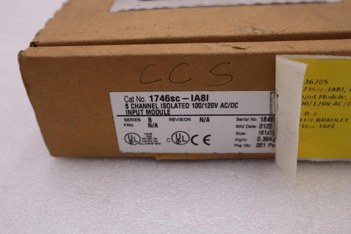 NEW IN BOX SPECTRUM 1746sc-IA8I SER B PLC INPUT MODULE STOCK 5196CC