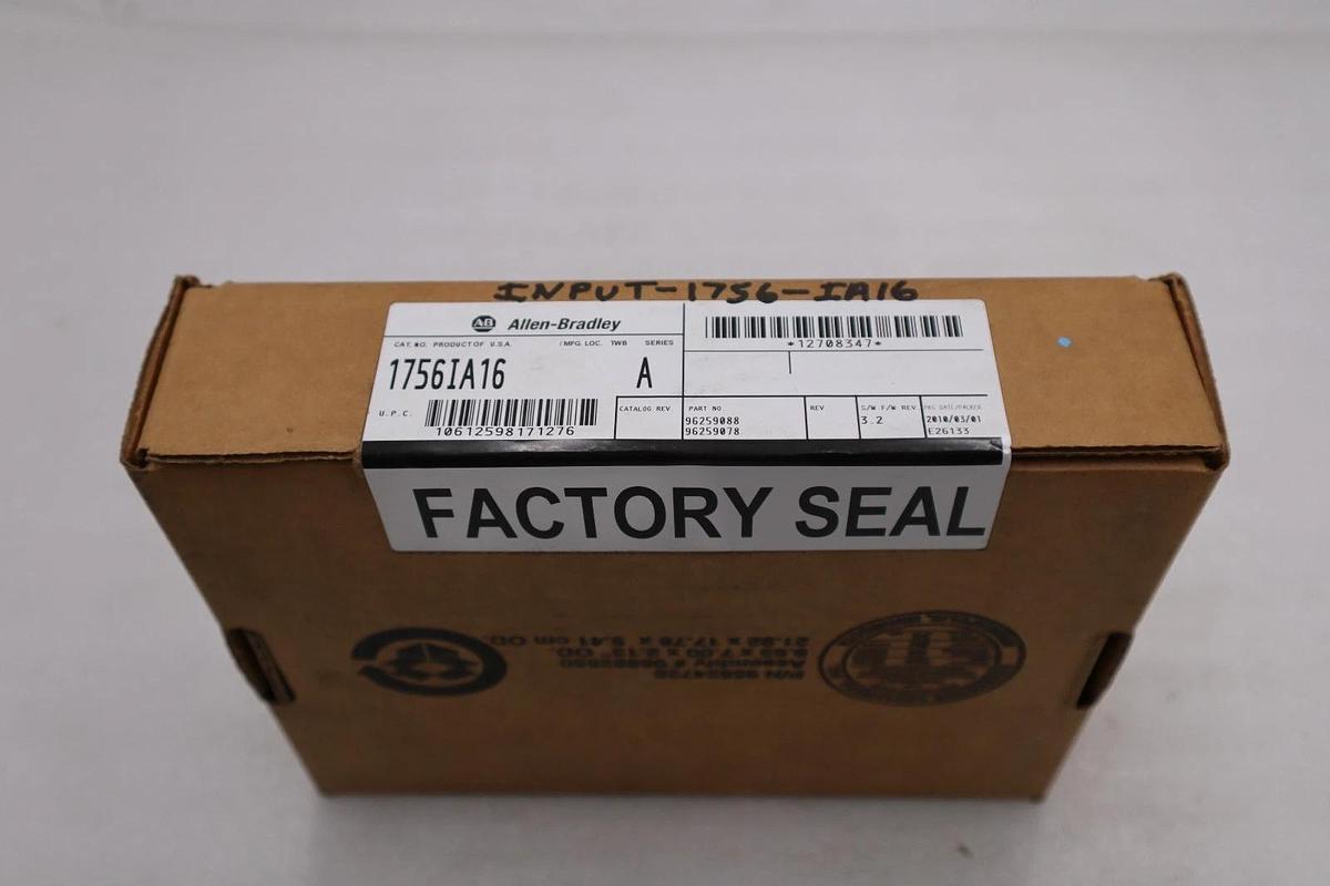 Used Allen Bradley 1756-IA16 Ser A Input Module - Factory Sealed - STOCK GF12