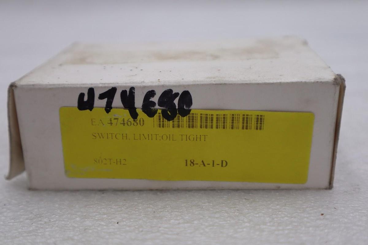 Used ALLEN-BRADLEY 802T-H2 SWITCH LIMIT OIL TIGHT SERIES C #K-2274