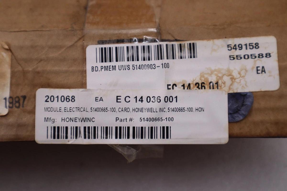 Used NEW IN BOX HONEYWELL 51400903-100 CIRCUIT BOARD STOCK G180