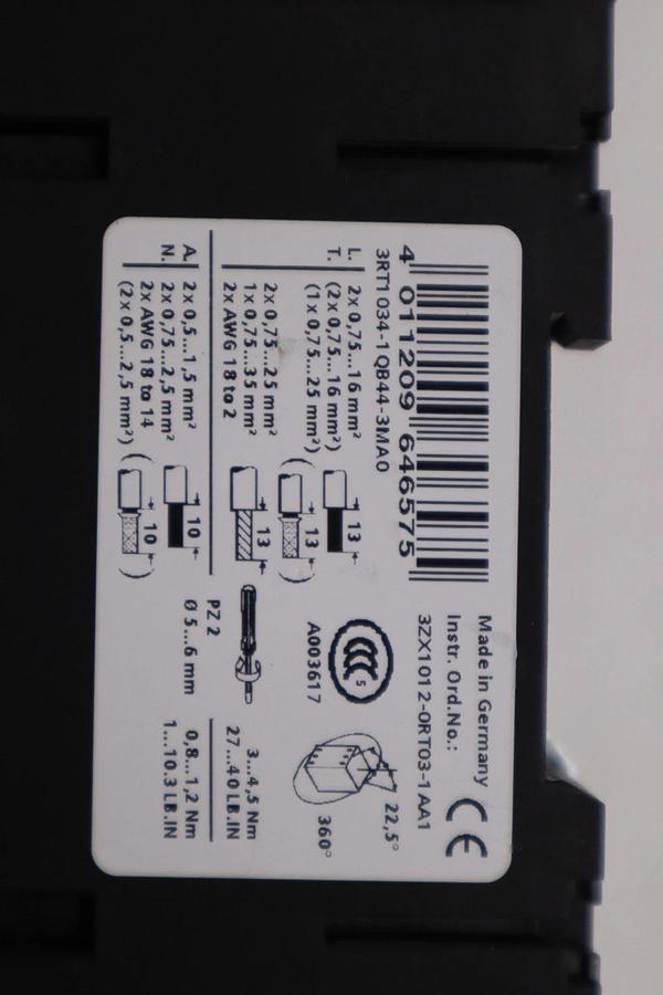 Used SIEMENS 3RH1924-1GP11 COUPLING LINK STOCK H1827