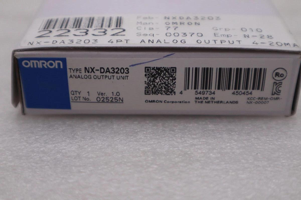 Used OMRON NX-DA3203 ANALOG OUTPUT UNIT - NEW SEALED - STOCK GF572A