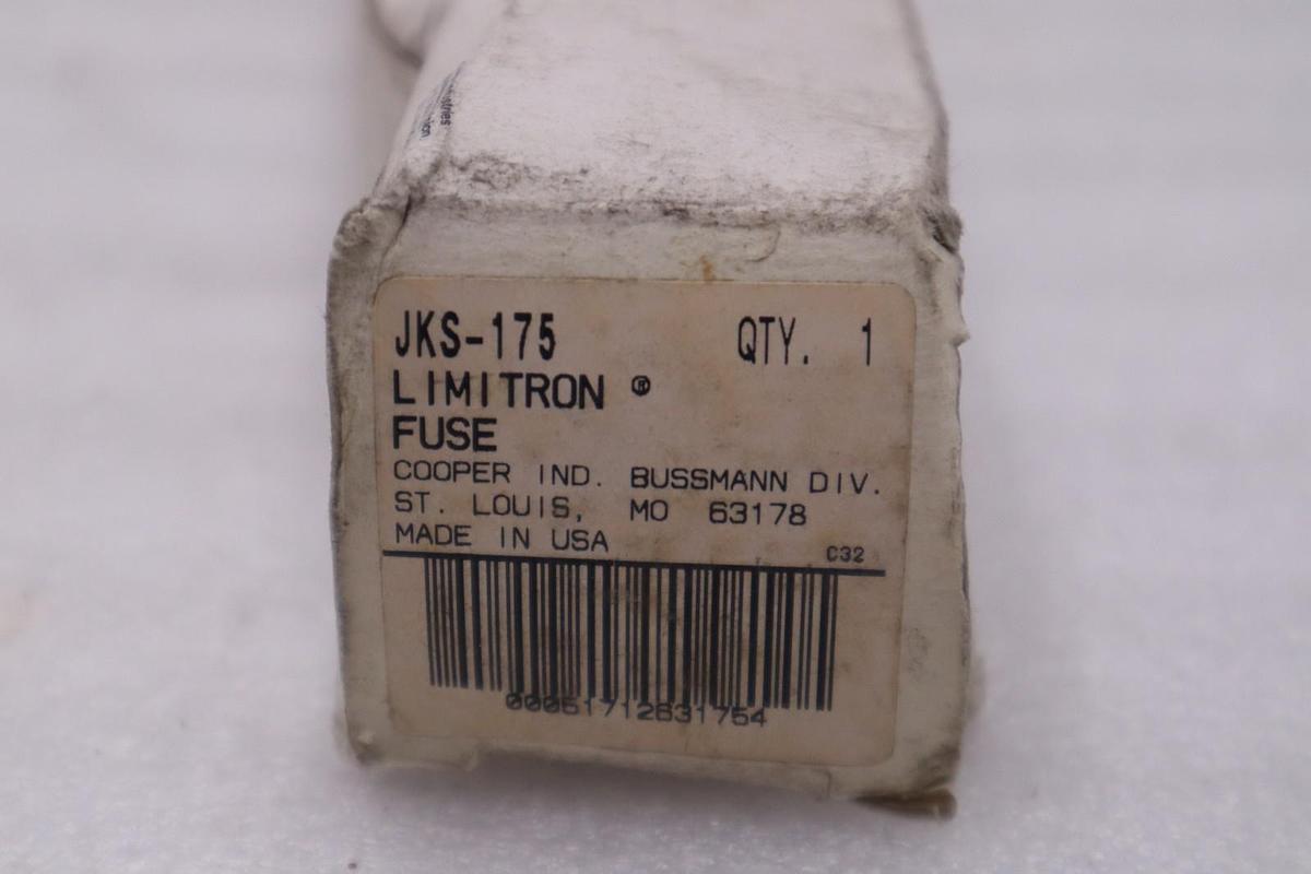 LOT OF 3 - Bussmann JKS-175 Limitron Fast-Acting Blade Fuse - STOCK H-1697A