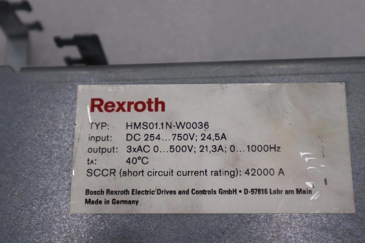 Refurbished Rexroth HMS01.1N-W0036 Indradrive Drive REFURBISHED UNIT STOCK 4473