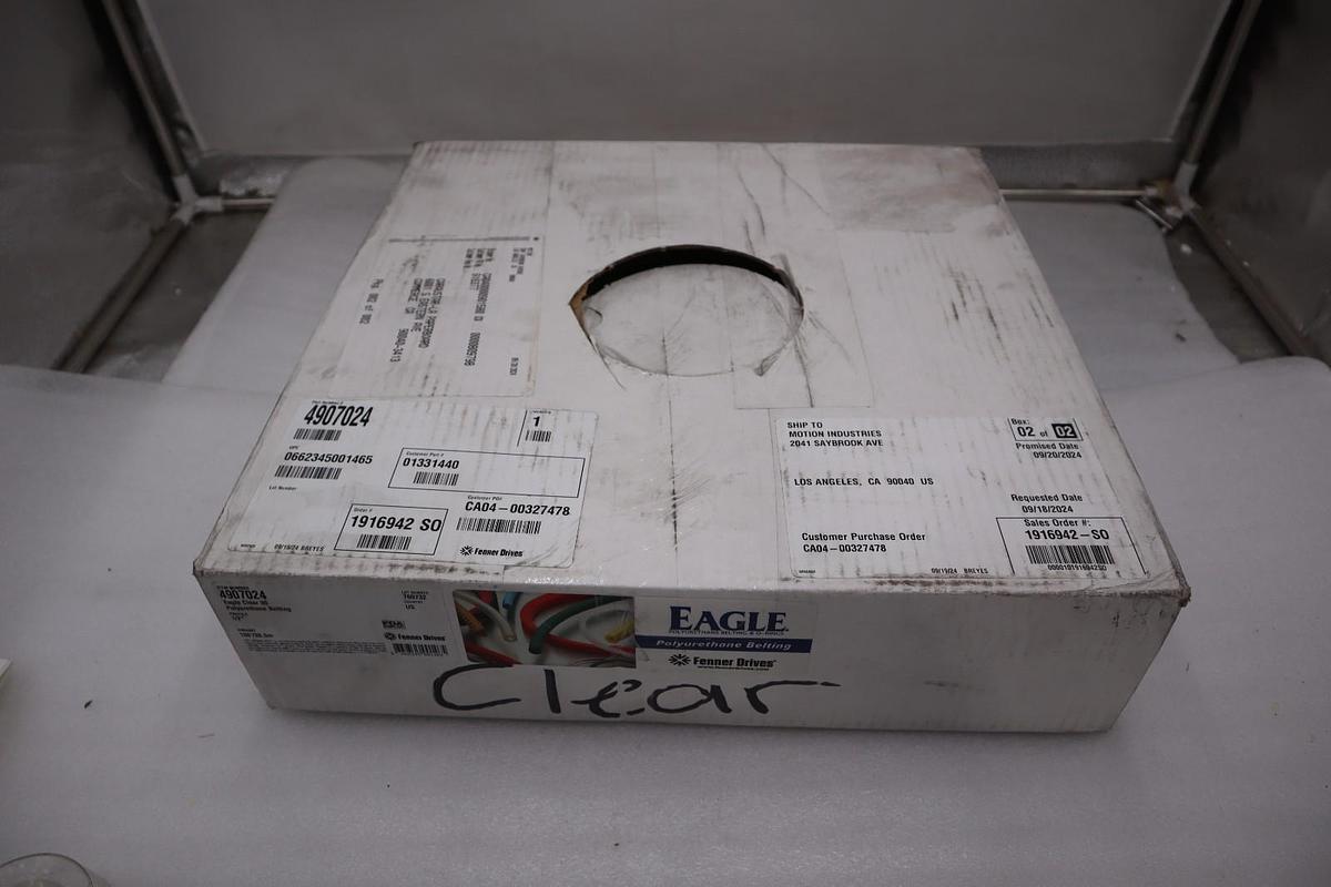 Eagle Belting 4907024 Round Belt,Solid,1/2 In,Polyurethane - STOCK 3094CC