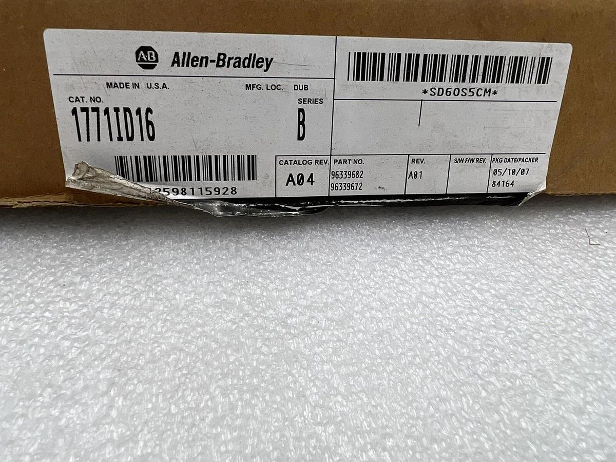 NIB ALLEN BRADLEY 1771-ID16/B ISOLATED 120V AC INPUT MODULE Stock 3008