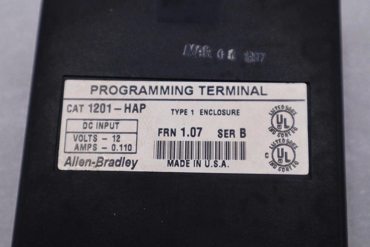 Used Allen-Bradley 1201-HAP Programming Terminal AB STOCK H1231A