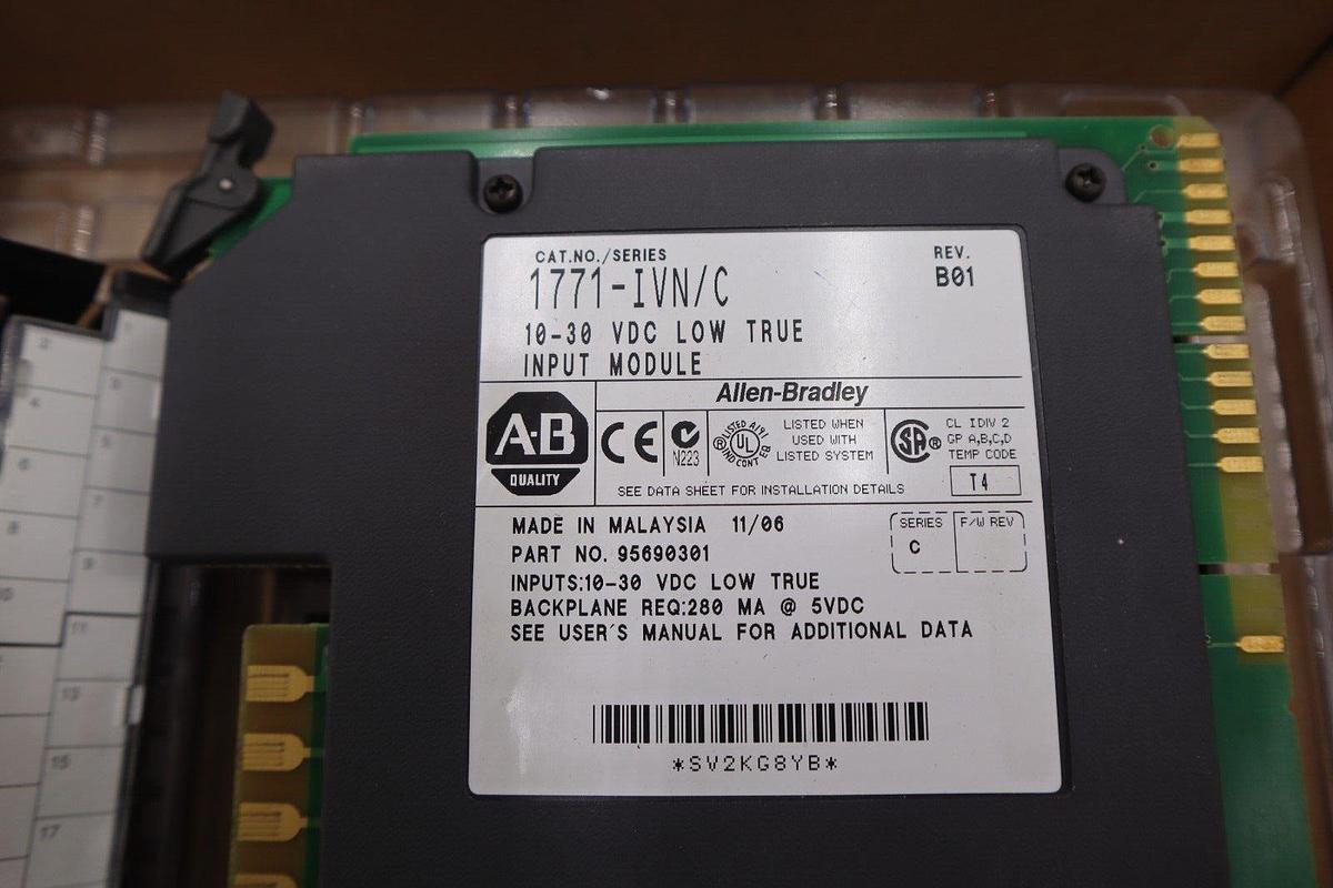 Used ALLEN-BRADLEY 1771-IVN INPUT MODULE SERIES C #K-2671