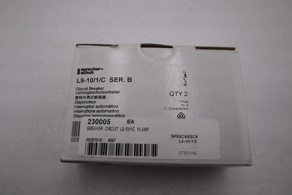 NEW SPRECHER & SCHUH L9-10/1/C / L9101C STOCK G666A