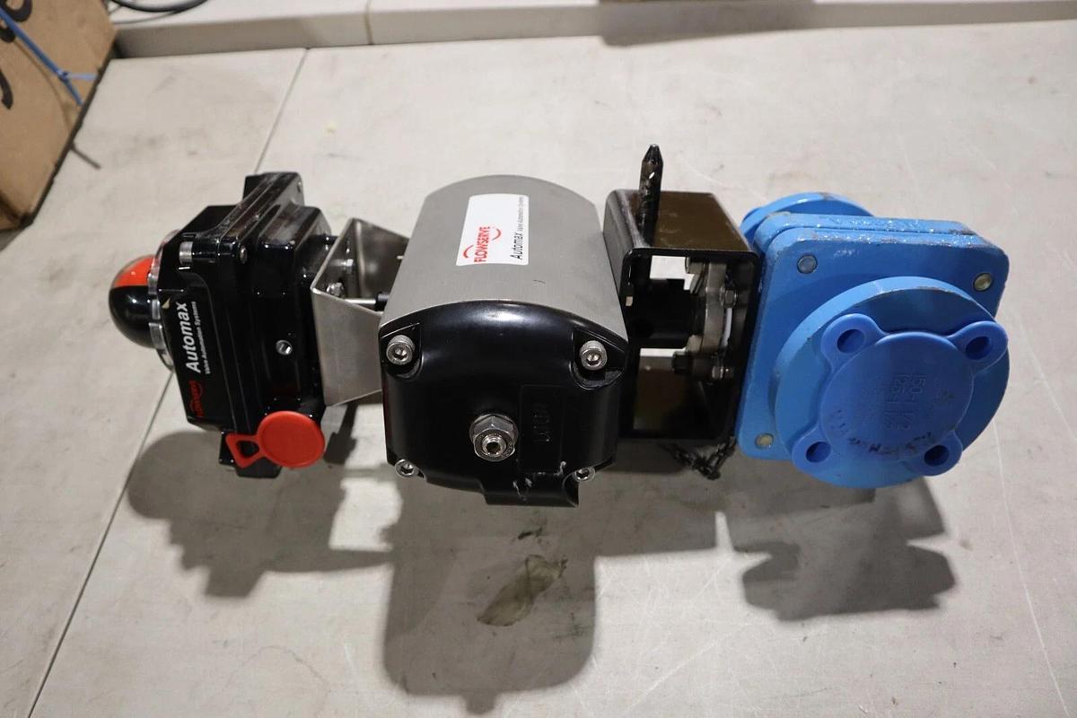 Used Flowserve Automax NXCLU2M1-18-00200 Positioner Actuator Ball Valve STOCK 5007A
