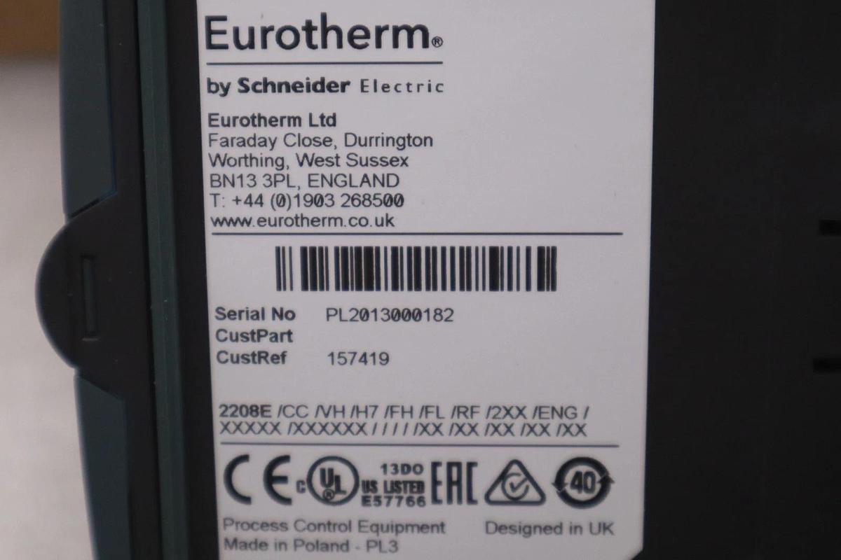 Eurotherm Temperature Control 2208E/CC/VH/H7/FH/FL/RF/2XX/ENG NEW STOCK 6046