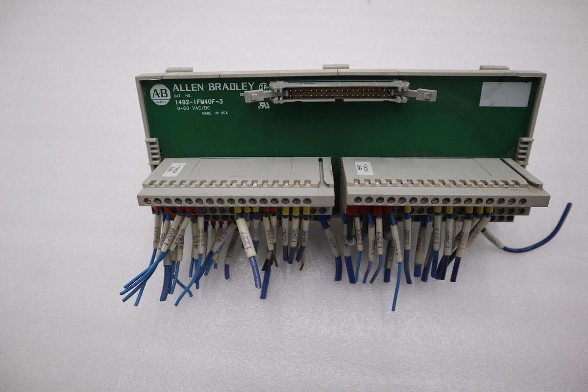 Used ALLEN BRADLEY 1492-IFM40F-3 WIRING SYSTEMS MODULES STOCK 2409A