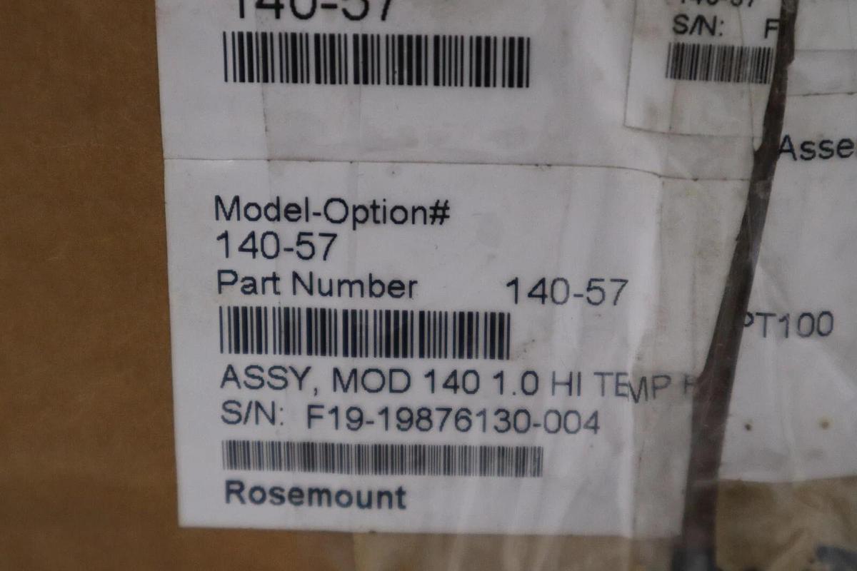 NEW Rosemount 140 Retractable Conductivity Sensor 140-57 NEW OPEN BOX STOCK 5916