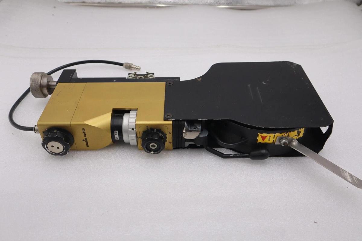 Used Mario Cotta 45 880 CB Gold Pneumatic Shear Knife Holder STOCK S-125-A