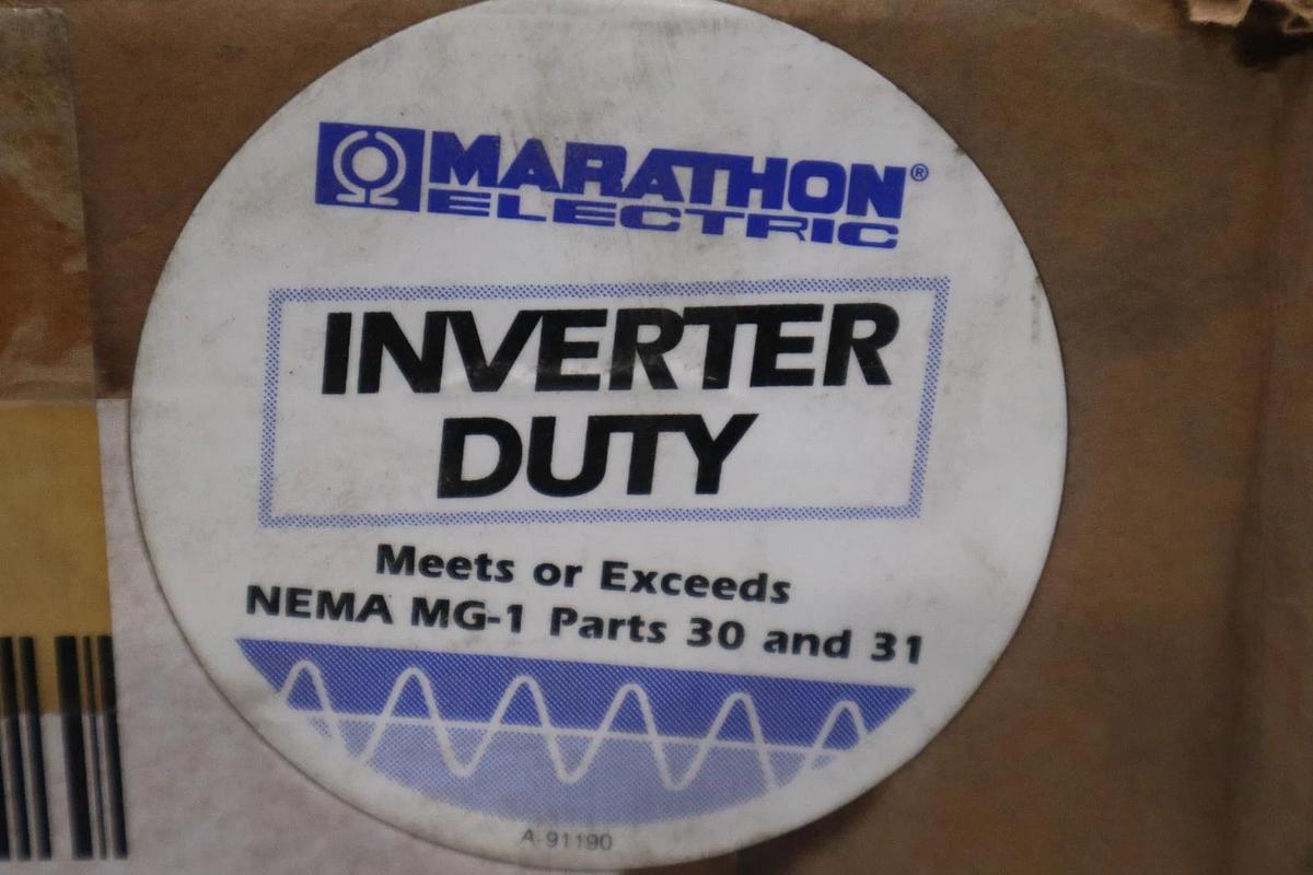 Used MARATHON ELECTRIC U708 145TTFR4126 2 Hp 575, 3 PH, 145TC FR - STOCK GF196A
