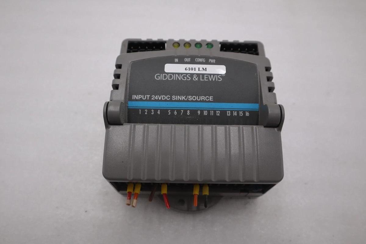 Used GIDDINGS & LEWIS M.1300.7372 R1 Input Module 24VDC SINK/SOURCE STOCK 642-D