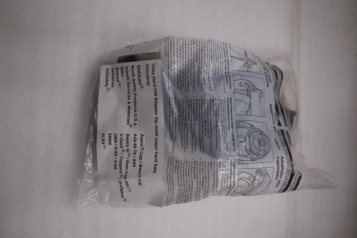 LOT OF 10 - UVEX Hard Hat Adapter Fits Most Hard Hats - STOCK SGF105