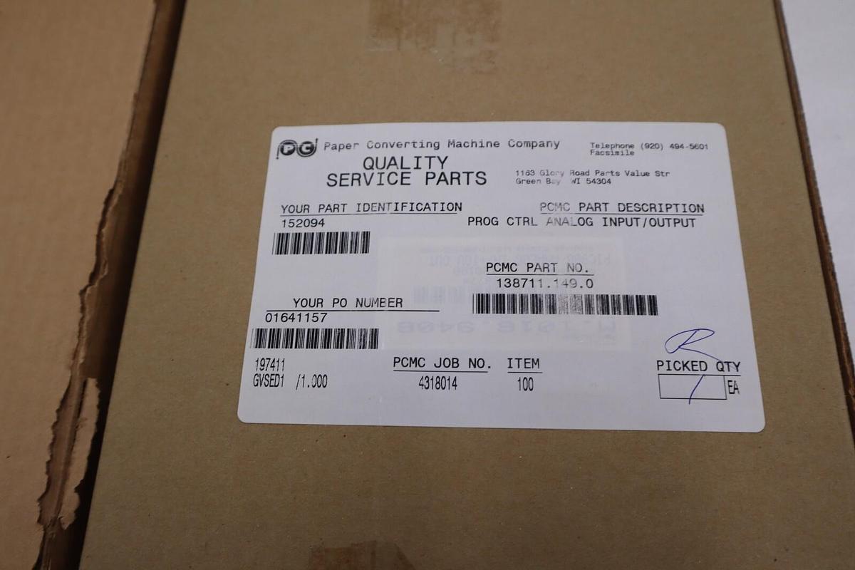NEW Giddings & Lewis M.1016.9408/M10169408 ANALOG I/O MODULE STOCK 303-C