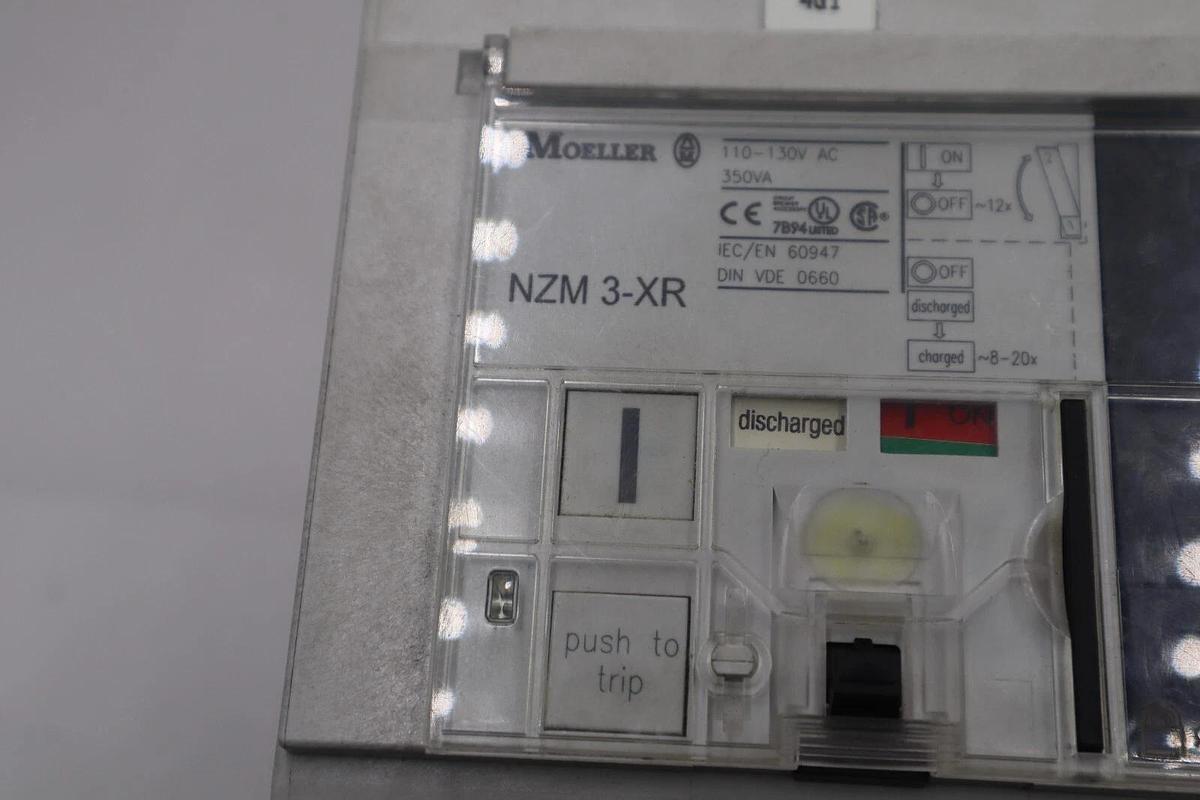 Used MOELLER NZMH3-AE/VE , CIRCUIT BREAKER WITH NZM-XR FRONT STOCK 4468