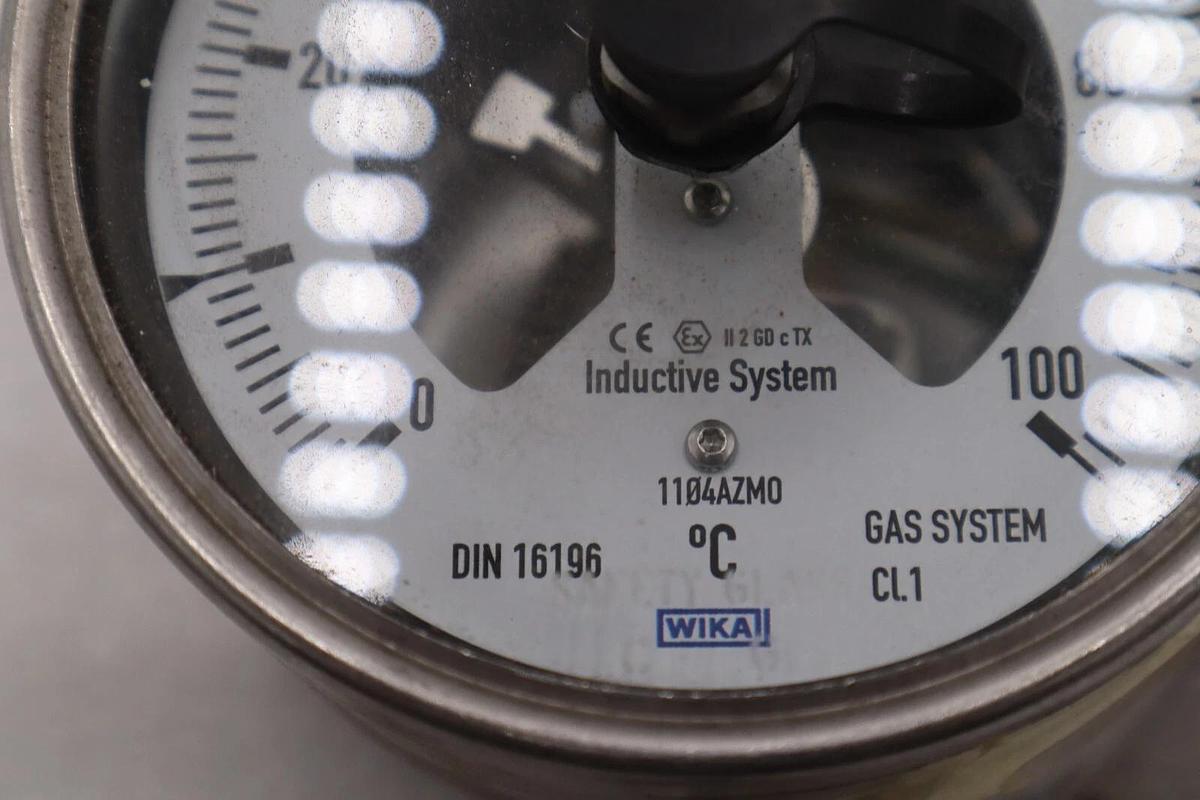Used NEW Wika 831.2 DIN 16196 Gas Actuated Thermometer STOCK 5465