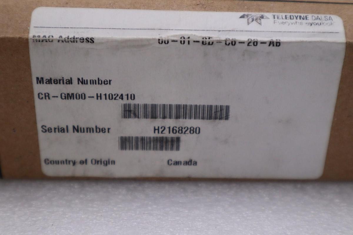 TELEDYNE DALSA CR-GM00-H102410 CCD Camera NEW IN BOX H672A