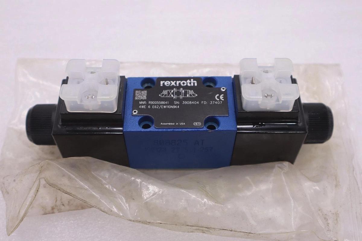 REXROTH 4WE6E62/EW110N9K4 R900558641 110/120V NEW NO BOX STOCK K-1143A