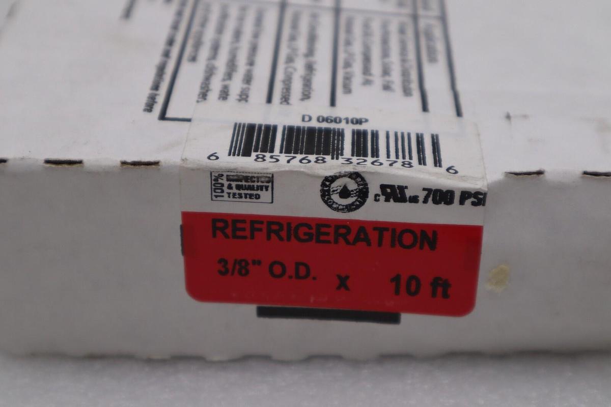 NEW IN BOX Streamline Copper Coil 3/8" OD x 10' Refrigeration STOCK H204
