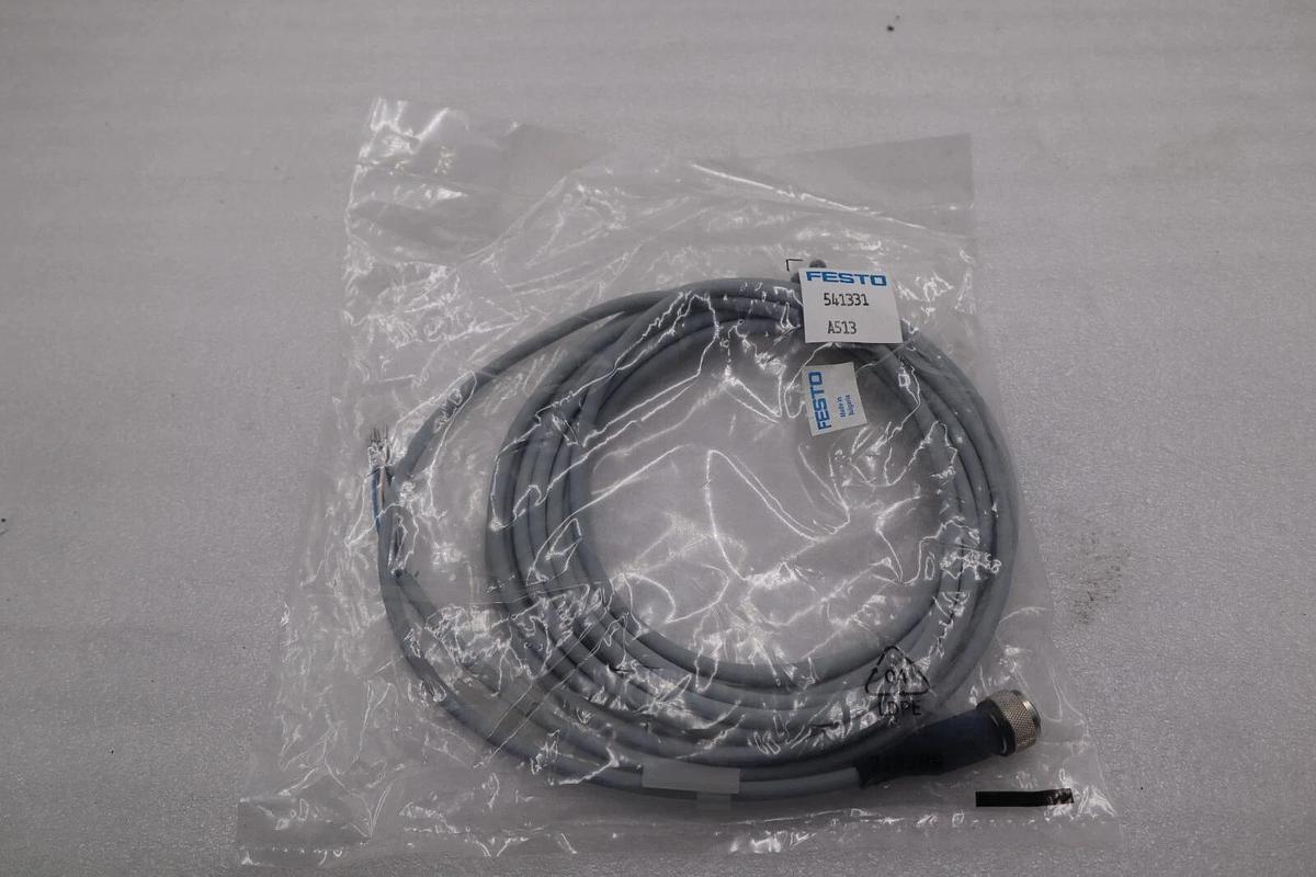 Used Festo Vacuum Generator Cable Cordset 541331 NEW STOCK 4847
