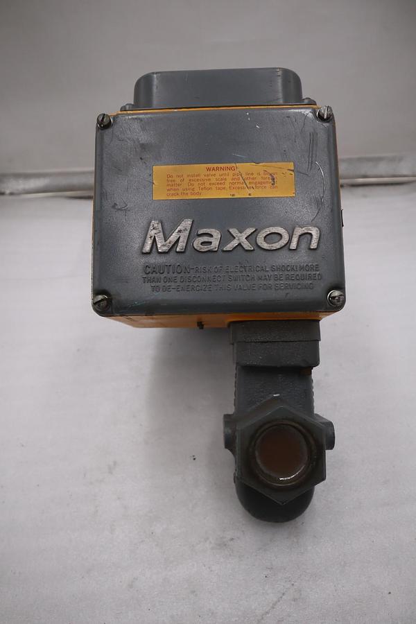 Used New Maxon 1.5" 5000 0 Natural Gas Shut Off Valve 70 PSI 115 Volt Trim 1-1 6 Sec