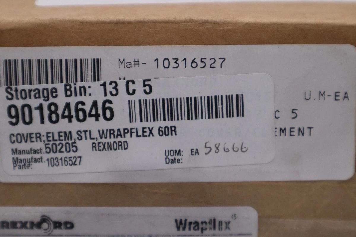 NEW WRAPFLEX 60R STEEL COVER / ELEMENT 10316527 60R STOCK GF-1313