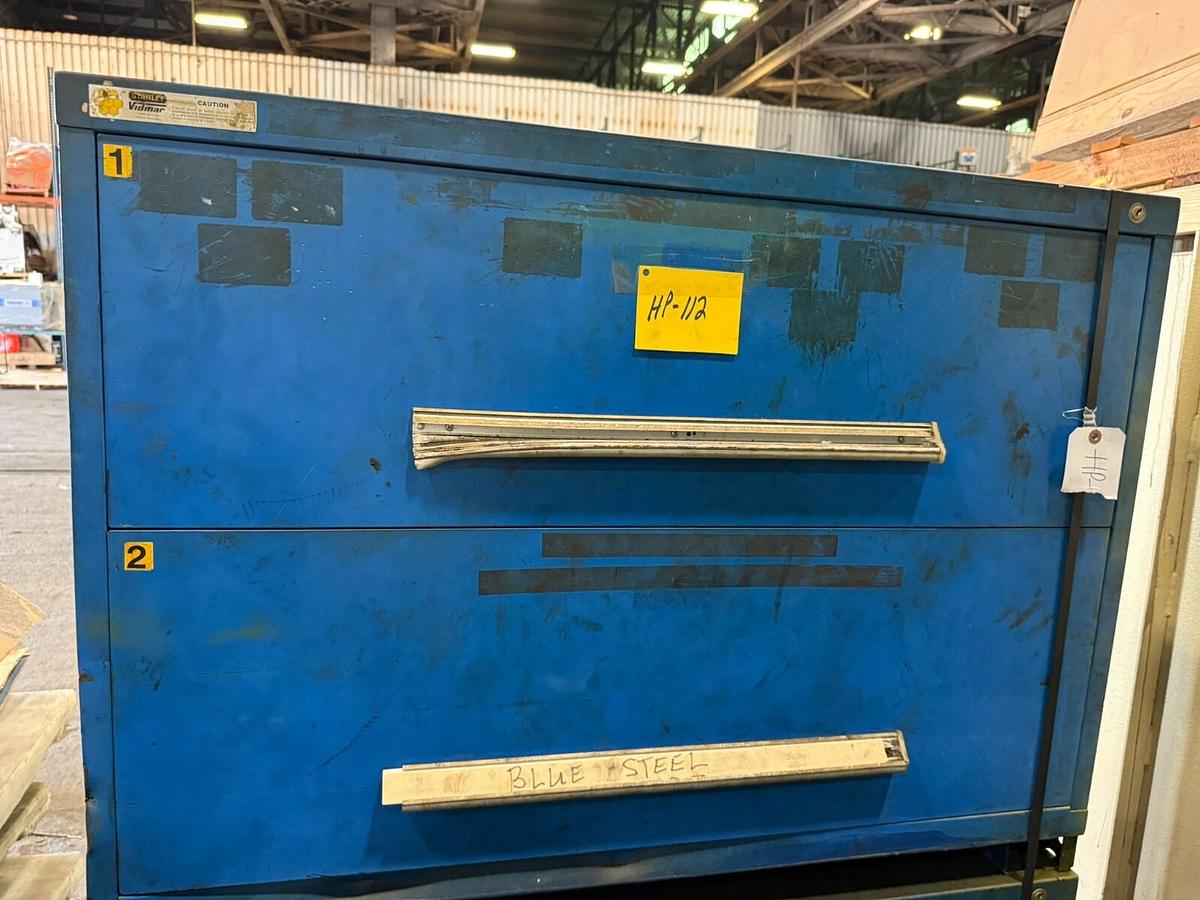 Used STANLEY VIDMAR CABINET TWO DRAWER STOCK HP-112