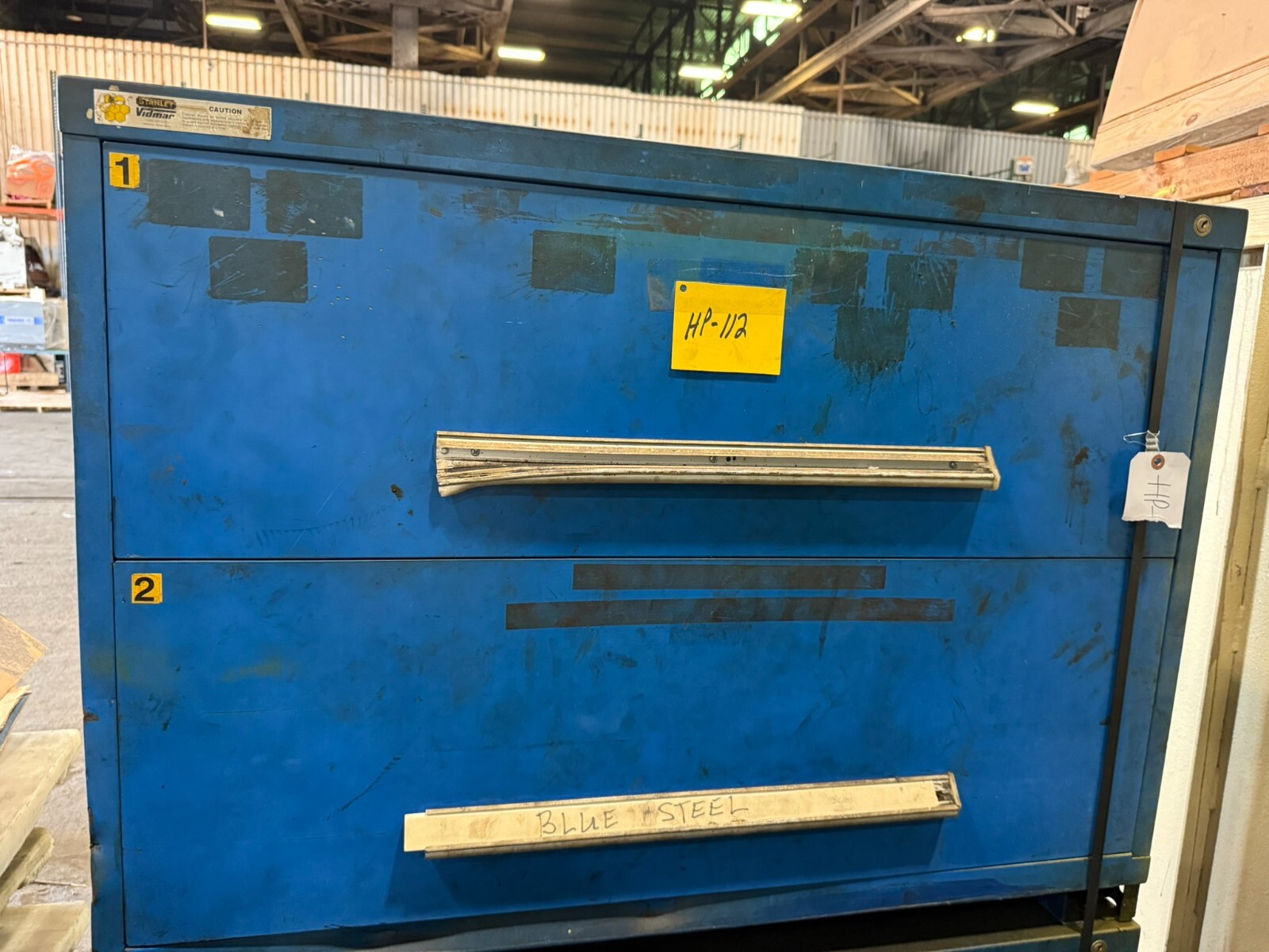 Used STANLEY VIDMAR CABINET TWO DRAWER STOCK HP-112