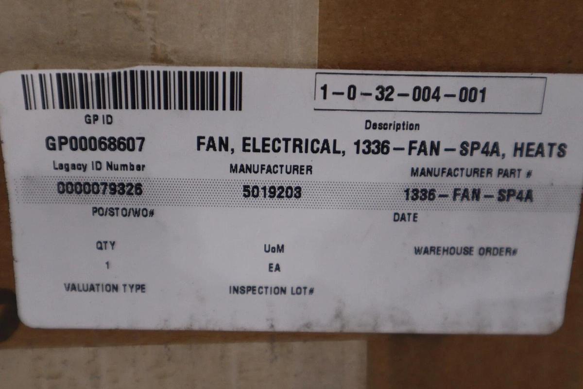 Used ALLEN BRADLEY 1336FANSP4A /1336-FAN-SP4A FAN HEATSINK BOTTOM FRAME G STOCK 307-C