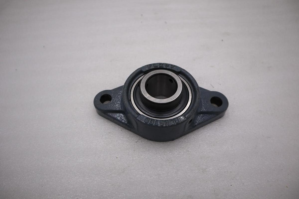 Used FL207 Mounted Unit UC207-20 2 Bolt Insert Ball Bearing STOCK H1317