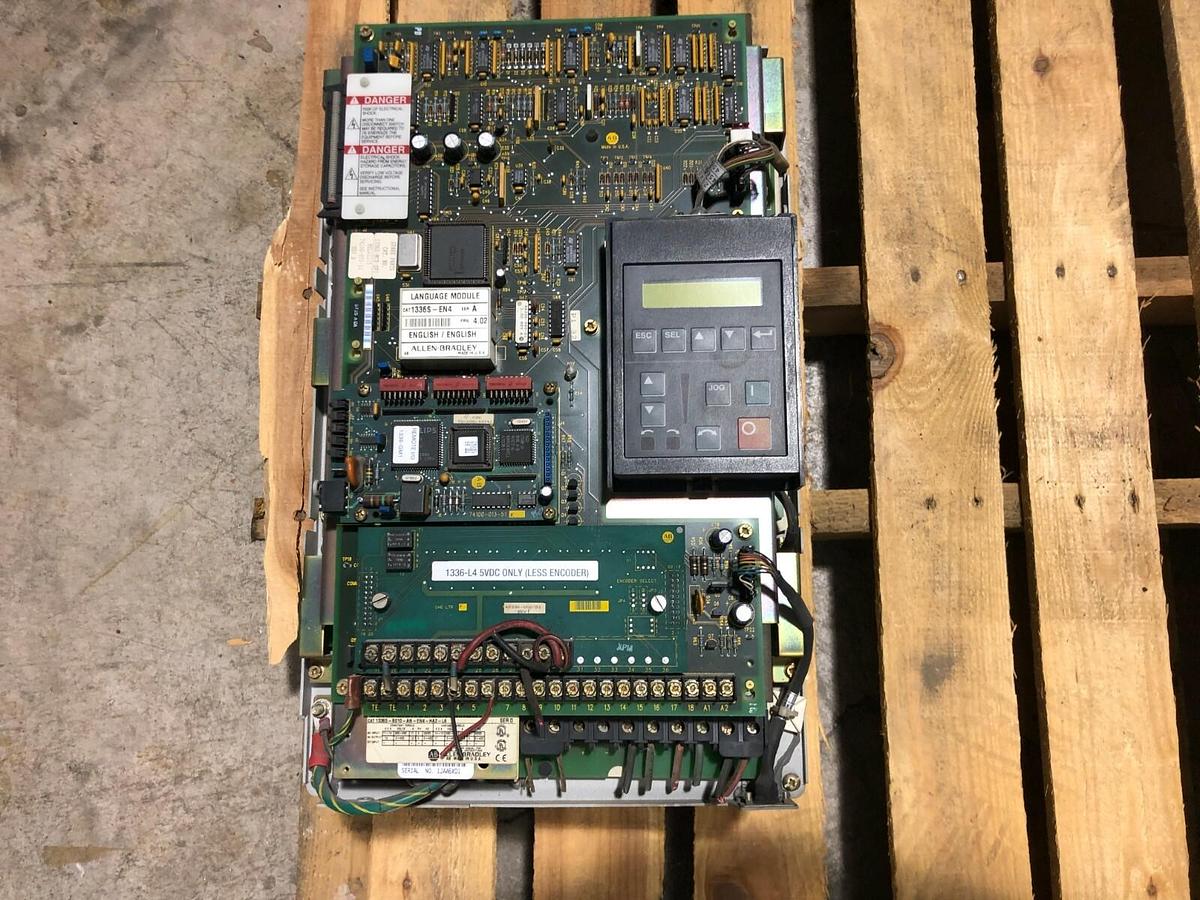 Used ALLEN BRADLEY 1336S-B010-AA-EN-GM1-HA2-L6 DRIVE SER D STOCK SK006
