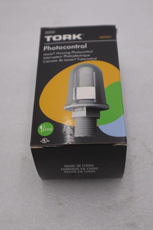 Used Tork 2000 1/2" Conduit Mounting Photocontrol NEW OPEN BOX STK G890A