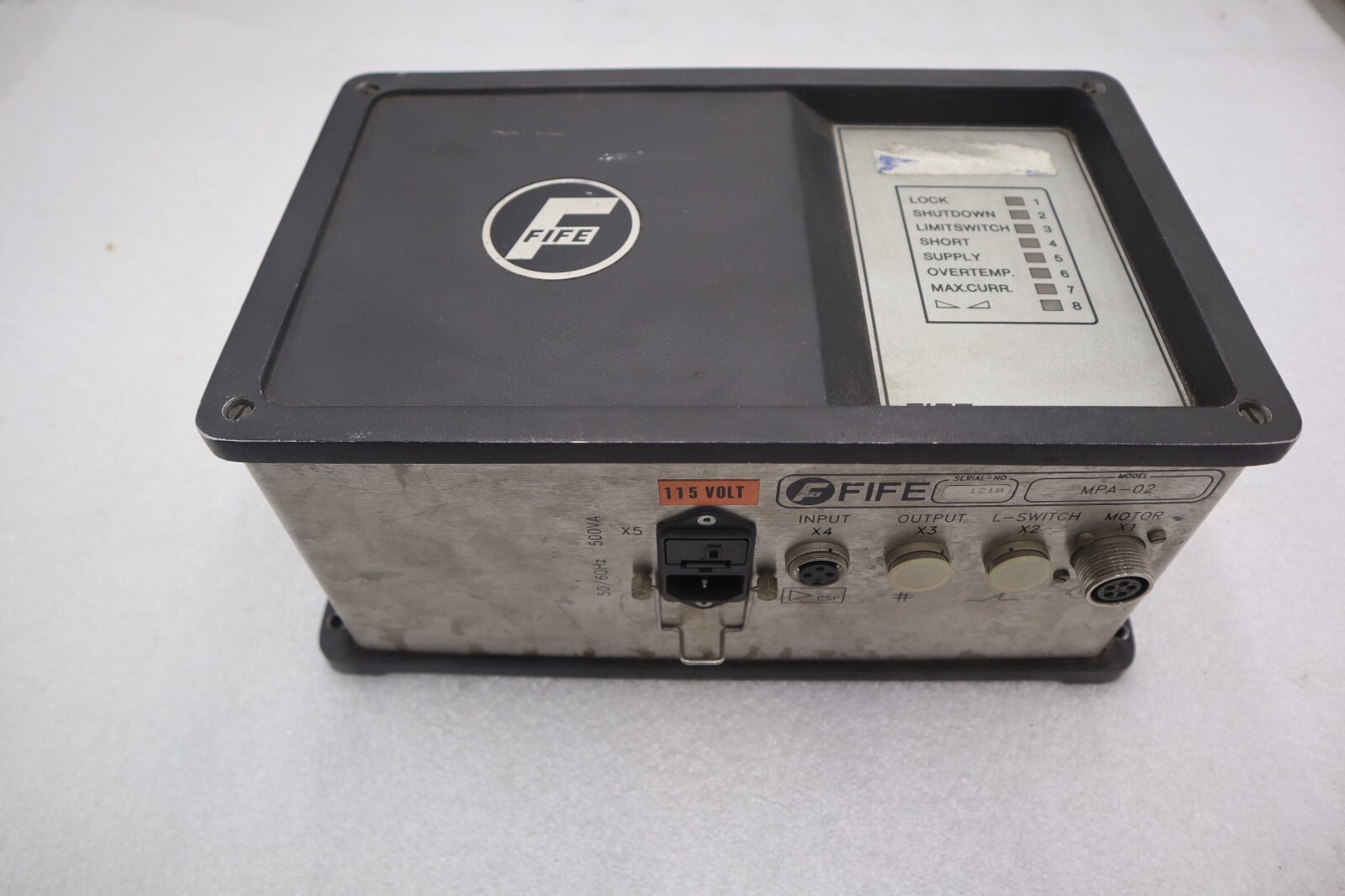 Used FIFE CORP MPA-02 / MPA02 ACTUTATOR AMPLIFIER STOCK 4226