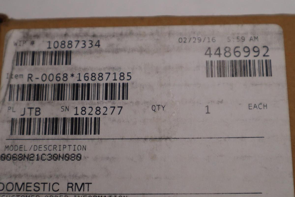 NEW IN BOX ROSEMOUNT 0068N21C30N080 TEMPERATURE SENSOR STOCK G55A