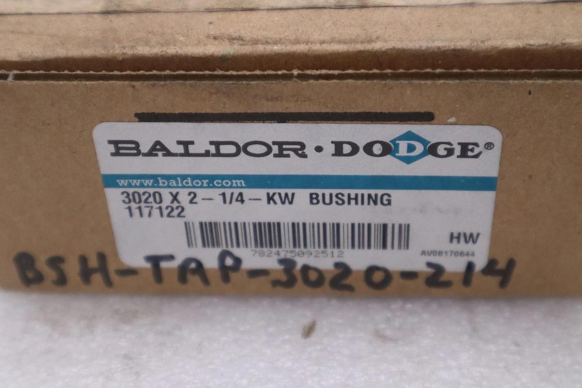 Used DODGE BALDOR 3020 X 2-1/4-KW BUSHING STOCK #B-3059