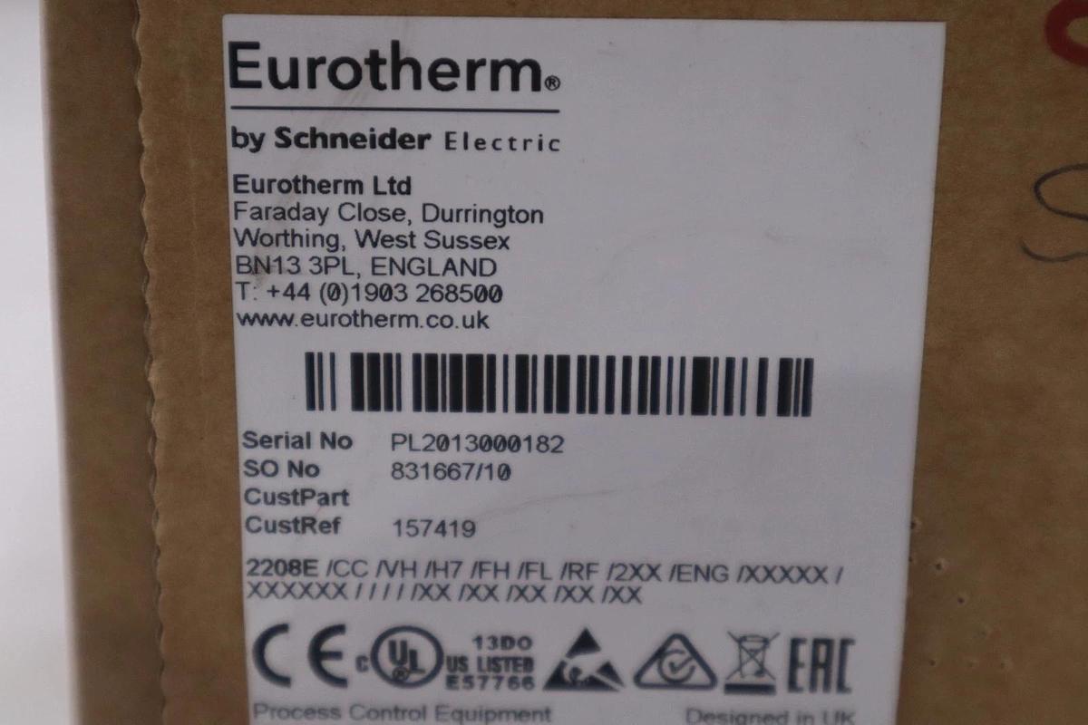 Eurotherm Temperature Control 2208E/CC/VH/H7/FH/FL/RF/2XX/ENG NEW STOCK 6046
