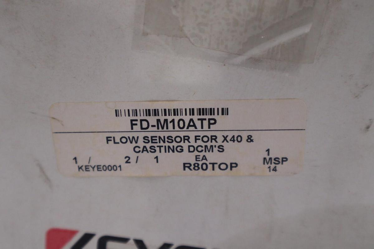 NEW IN BOX! KEYENCE ELECTROMAGNETIC FLOW SENSOR FD-M10ATP / FDM10ATP STOCK 4426A