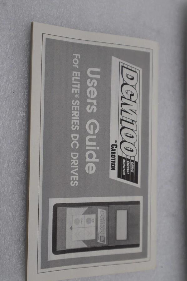 Carotron E06040-000 ELITE D.C. MOTOR CONTROLLER WITH CABINET NEW STOCK S-575